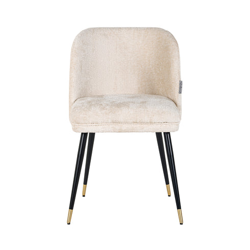 Axis White Chenille Chair